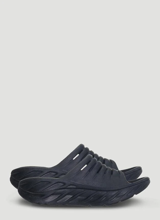 商品Hoka One One|Ora Recovery Slides in Black,价格¥480,第4张图片详细描述