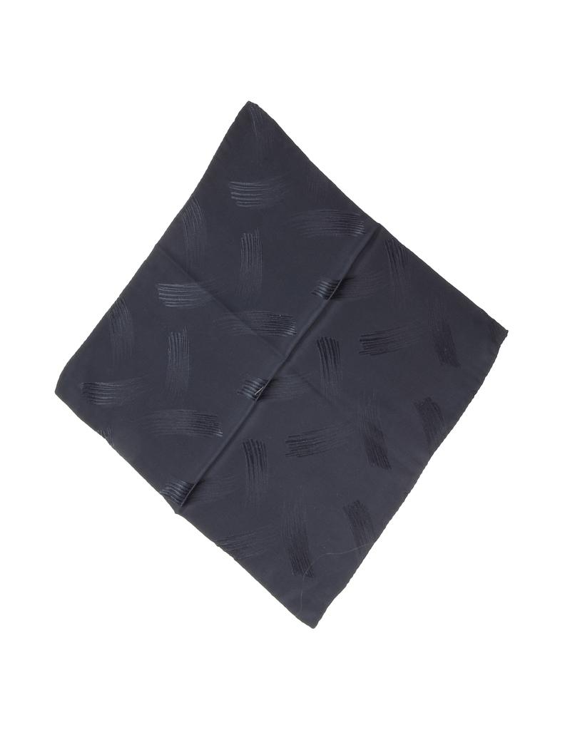 Black Woven Silk 32 cm Pocket Square商品第2张图片规格展示