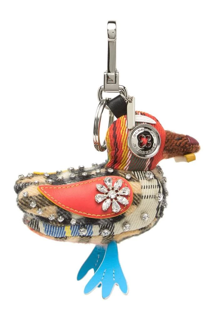 商品Burberry|Burberry Blue Multi Seagull Crystal Key/Bag Charm,价格¥639,第2张图片详细描述