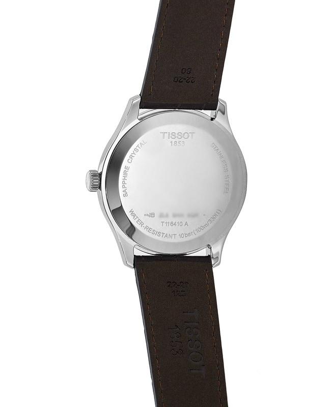 Tissot Classic XL Blue Dial Brown Leather Strap Men's Watch T116.410.16.047.00商品第3张图片规格展示