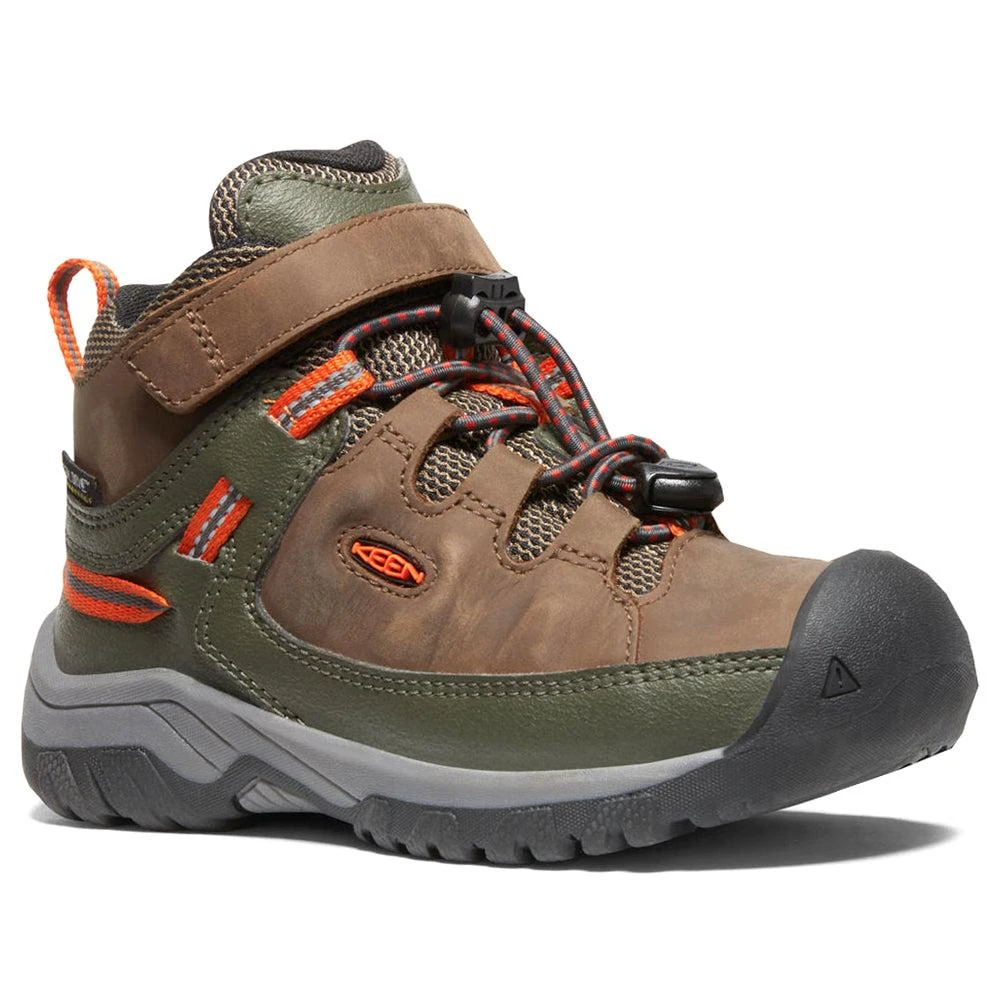 商品Keen|Targhee Mid Waterproof Hiking Boots (Little Kid),价格¥336,第2张图片详细描述