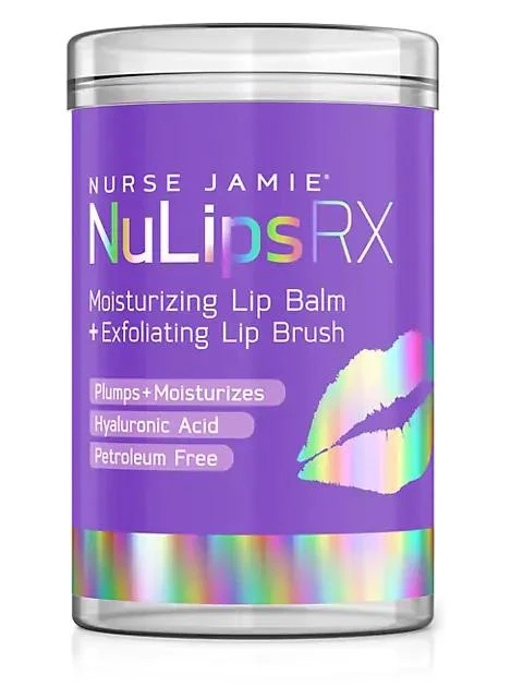 商品Nurse Jamie|NuLips RX Moisturizing Lip Balm & Exfoliating Lip Brush,价格¥195,第2张图片详细描述