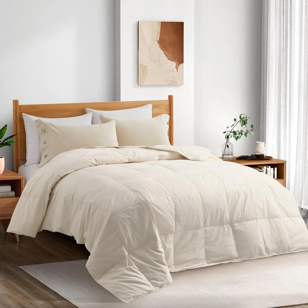 商品Peace Nest|Lightweight Organic Cotton Comforter Down Feather Fill, King or Queen Comforter,价格¥622,第1张图片