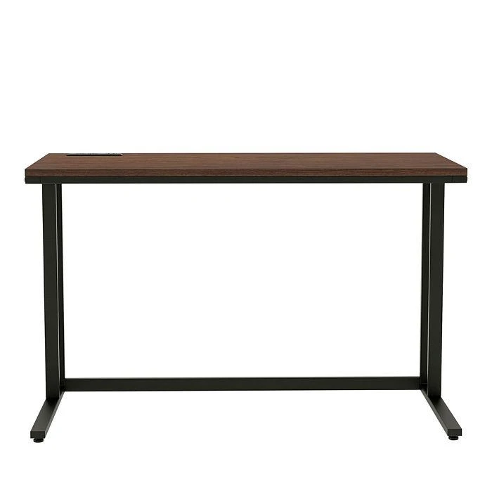 商品Sparrow & Wren|Sanford Walnut and Black Writing Desk with USB Ports,价格¥2125,第3张图片详细描述