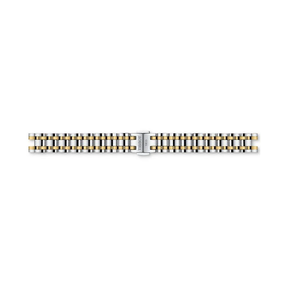 商品Tissot|Women's Swiss Bellissima Small Lady Two-Tone Stainless Steel Bracelet Watch 26mm,价格¥3749,第4张图片详细描述