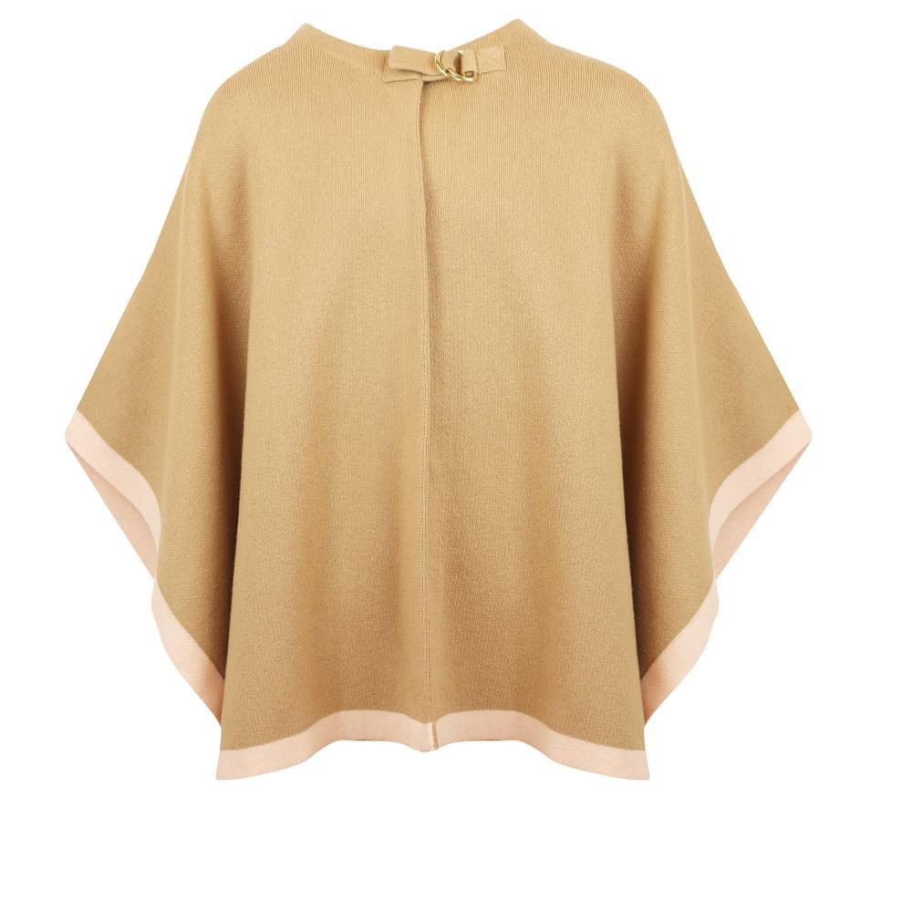 Beige Knitted Cape商品第1张图片规格展示