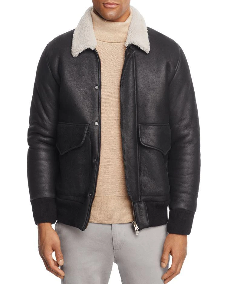 商品Eidos|Eidos Cain Shearling Flight Jacket,价格¥14559,第1张图片