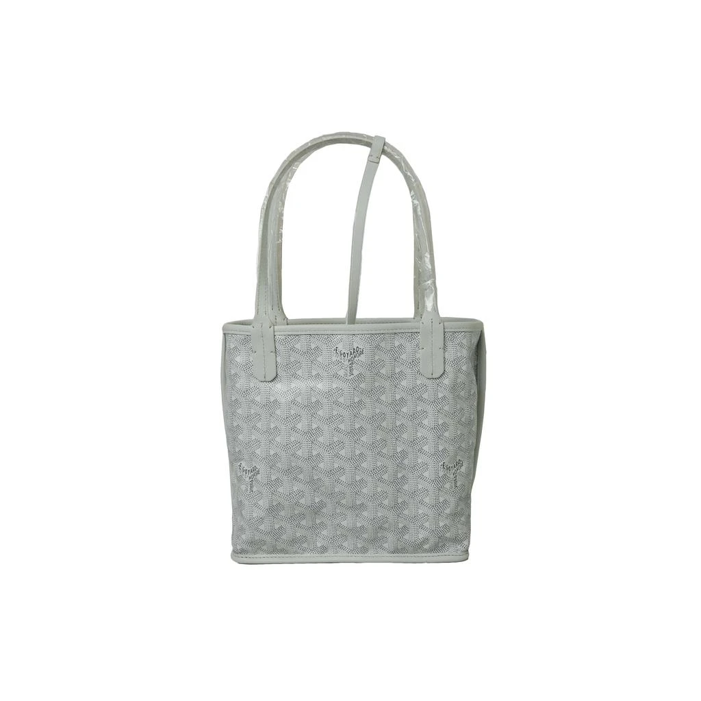 商品Goyard|Goyard Anjou Reversible Mini Canvas Tote White,价格¥23093,第3张图片详细描述