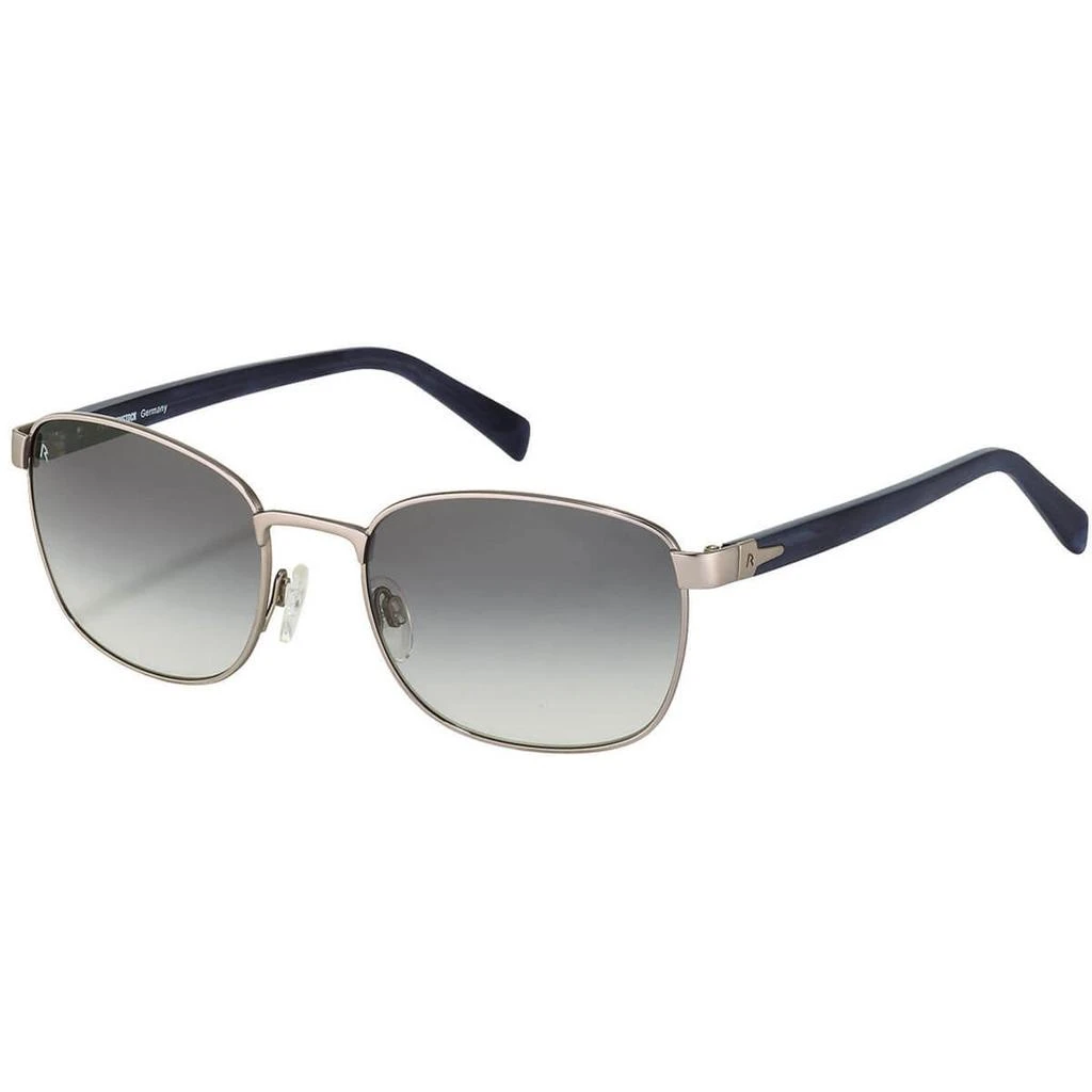 商品Rodenstock|Rodenstock Men's Sunglasses - Grey Lenses Square Silver Frame | R1416 D,价格¥298,第1张图片