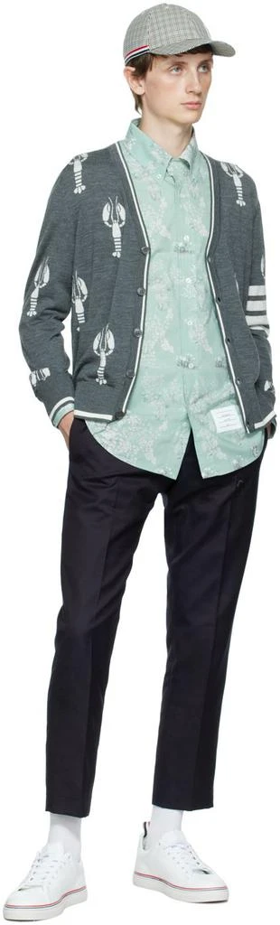 商品Thom Browne|绿色纽扣衬衫,价格¥5626,第4张图片详细描述