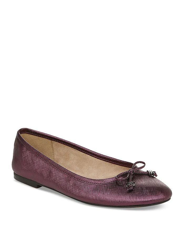 商品Sam Edelman|Women's Felicia Luxe Emblem Bow Ballet Flats,价格¥679,第1张图片