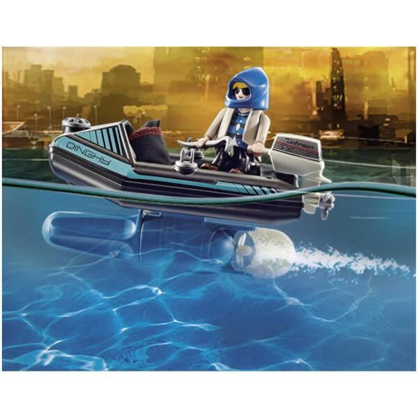 Playmobil Police Jet Pack with Boat (70782)商品第4张图片规格展示