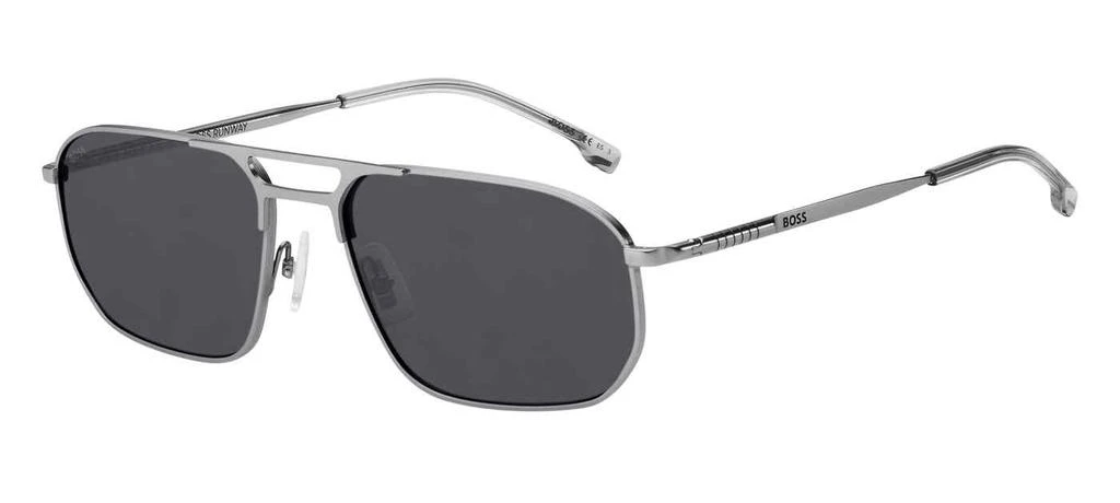 商品Hugo Boss|Solver Antireflective Navigator Men's Sunglasses BOSS 1446/S 0R81/JT 59,价格¥511,第1张图片