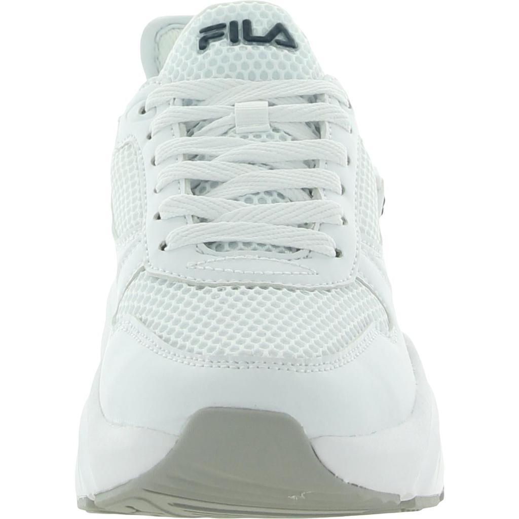 商品Fila|Fila Womens Dynamico Low Faux Leather Fitness Running Shoes,价格¥327,第4张图片详细描述