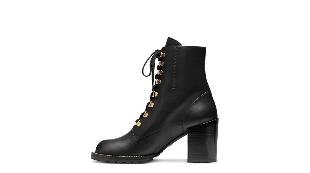 商品Stuart Weitzman|Kolbie Chain Block Bootie,价格¥2868,第4张图片详细描述