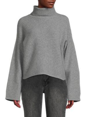 Dolman Merino Wool Turtleneck Sweater商品第1张图片规格展示