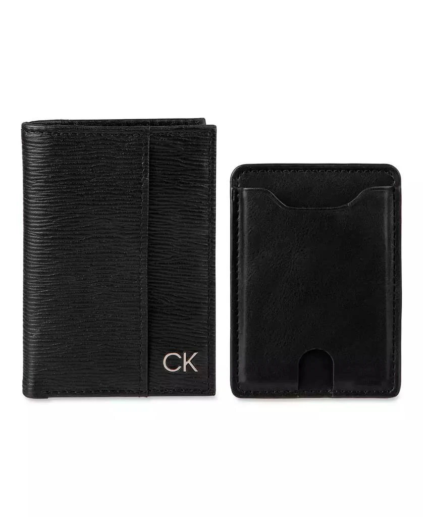 商品Calvin Klein|Men's RFID Duofold Wallet and Magsafe Card Case Wallet, 2-Piece Set,价格¥460,第1张图片