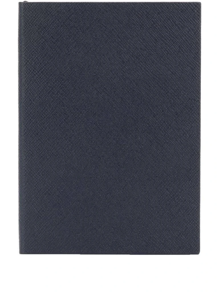 商品SMYTHSON|Soho Notebook in Panama in Navy,价格¥704,第1张图片