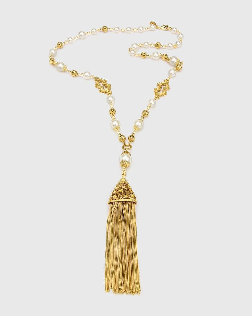 商品BEN-AMUN|Chain Tassel Pendant Necklace,价格¥3214,第1张图片详细描述