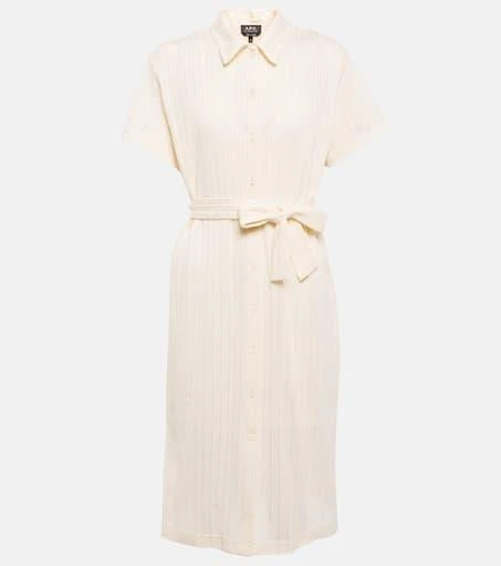 商品A.P.C.|罗纹针织棉质中长连衣裙,价格¥1905,第1张图片