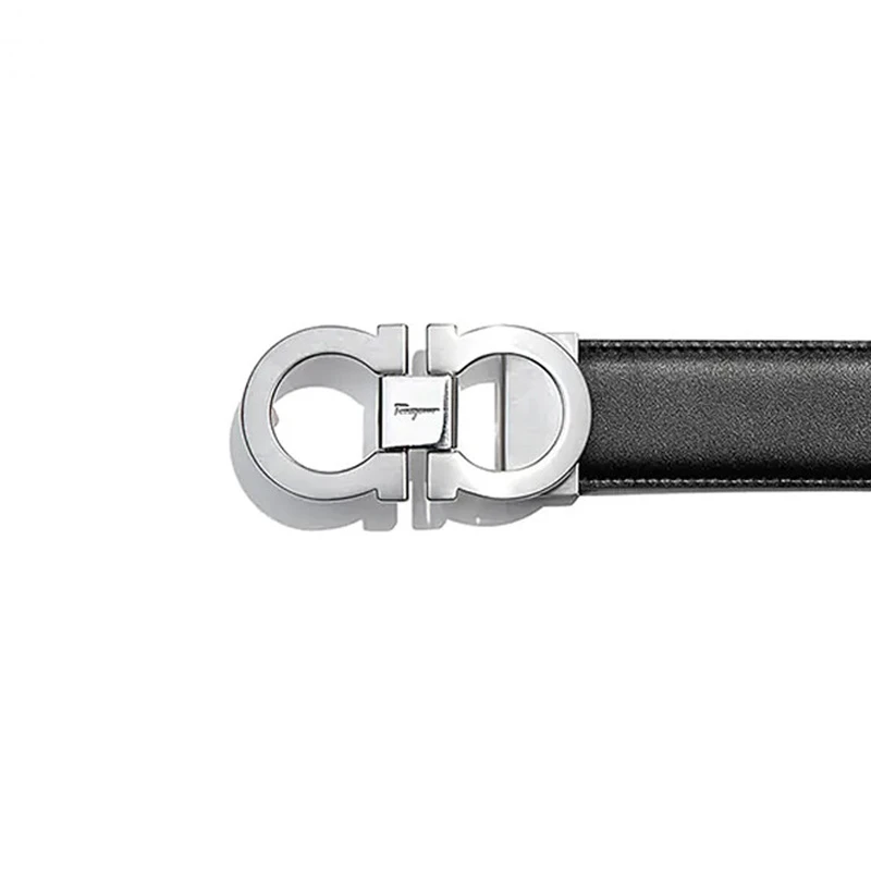 SALVATORE FERRAGAMO 黑色男士腰带 67-9714-663056 商品