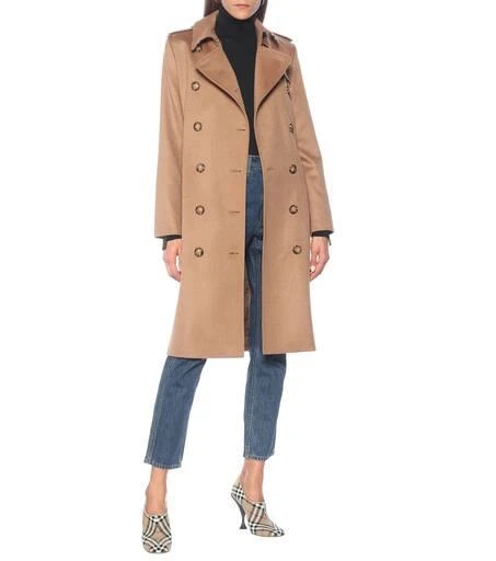 商品Burberry|Kensington cashmere trenchcoat,价格¥16730,第5张图片详细描述