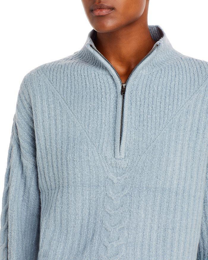商品AQUA|Quarter Zip Knit Sweater - 100% Exclusive,价格¥662,第7张图片详细描述