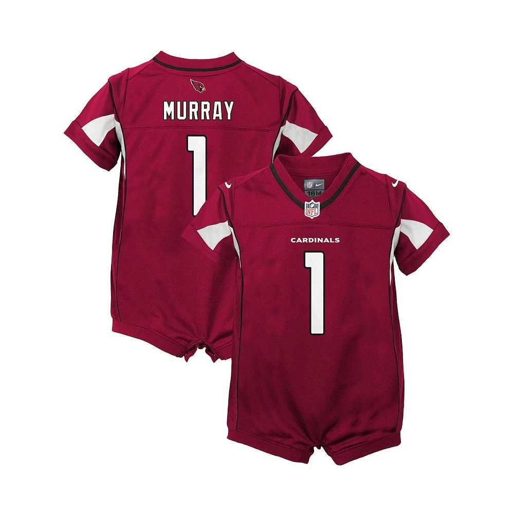 商品NIKE|Boys and Girls Newborn and Infant Kyler Murray Cardinal Arizona Cardinals Game Romper Jersey,价格¥275,第1张图片