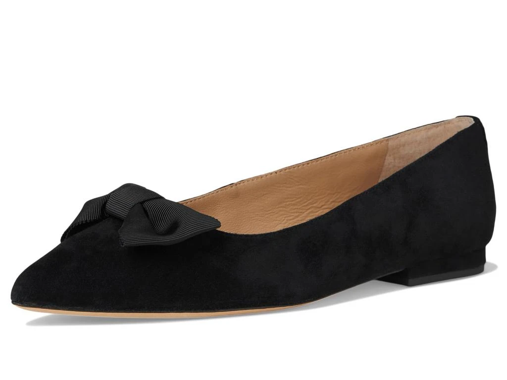Londyn Bow-Trim Suede Ballet Flat 商品