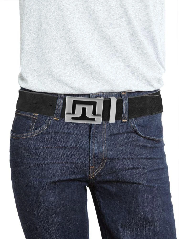 商品J. Lindeberg|J. Lindeberg - Golf Slater Leather Belt,价格¥791,第3张图片详细描述