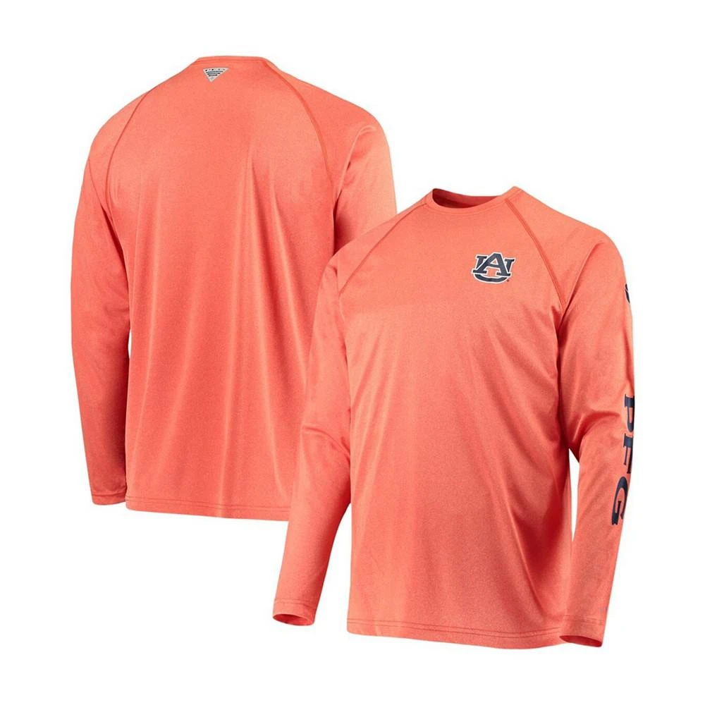 商品Columbia|Men's Orange Auburn Tigers PFG Terminal Tackle Omni-Shade Long Sleeve T-shirt,价格¥344,第1张图片