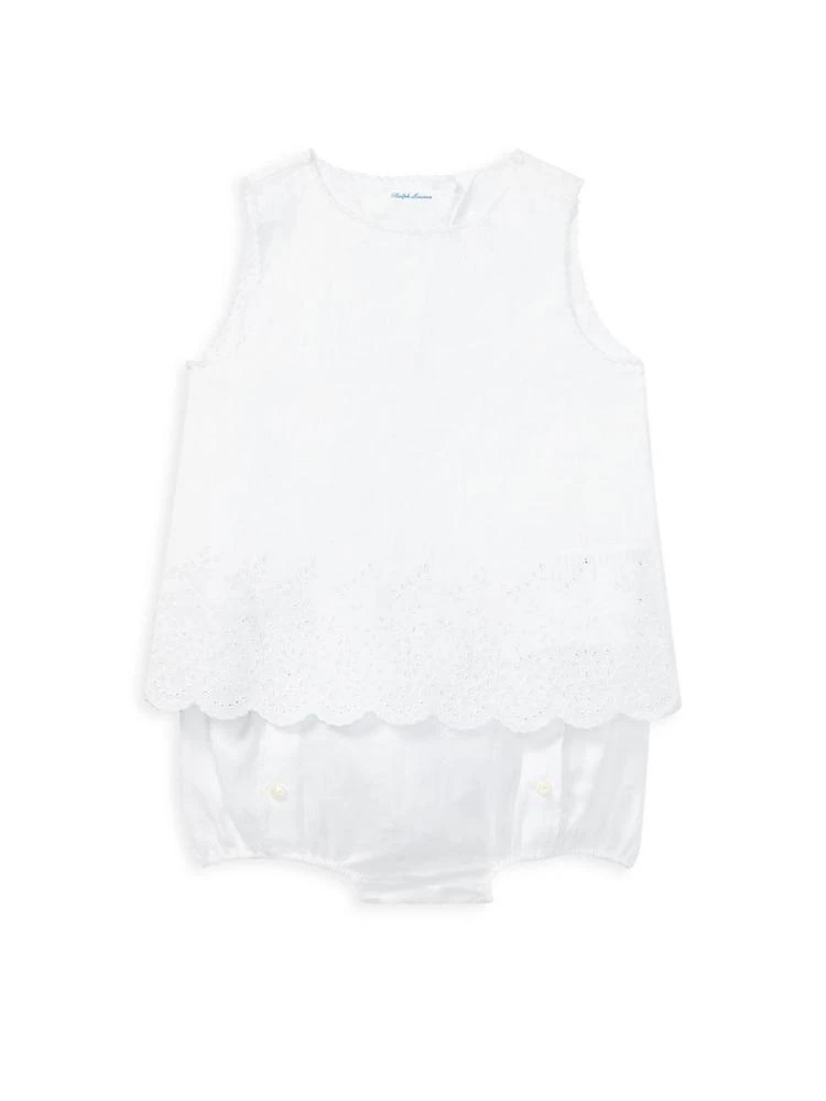 商品Ralph Lauren|Ralph Lauren - Baby Girl's Woven Top and Bloomer Set,价格¥266,第1张图片