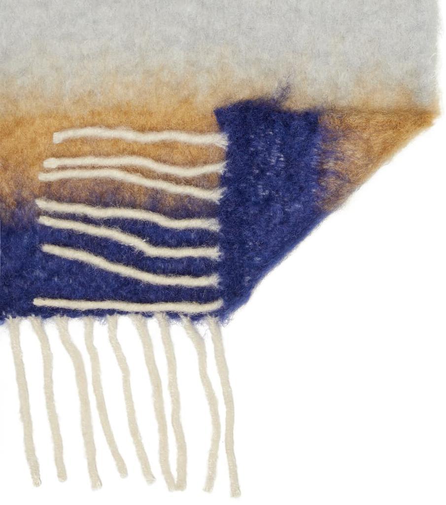 商品Loewe|Striped mohair and wool scarf,价格¥1974,第7张图片详细描述