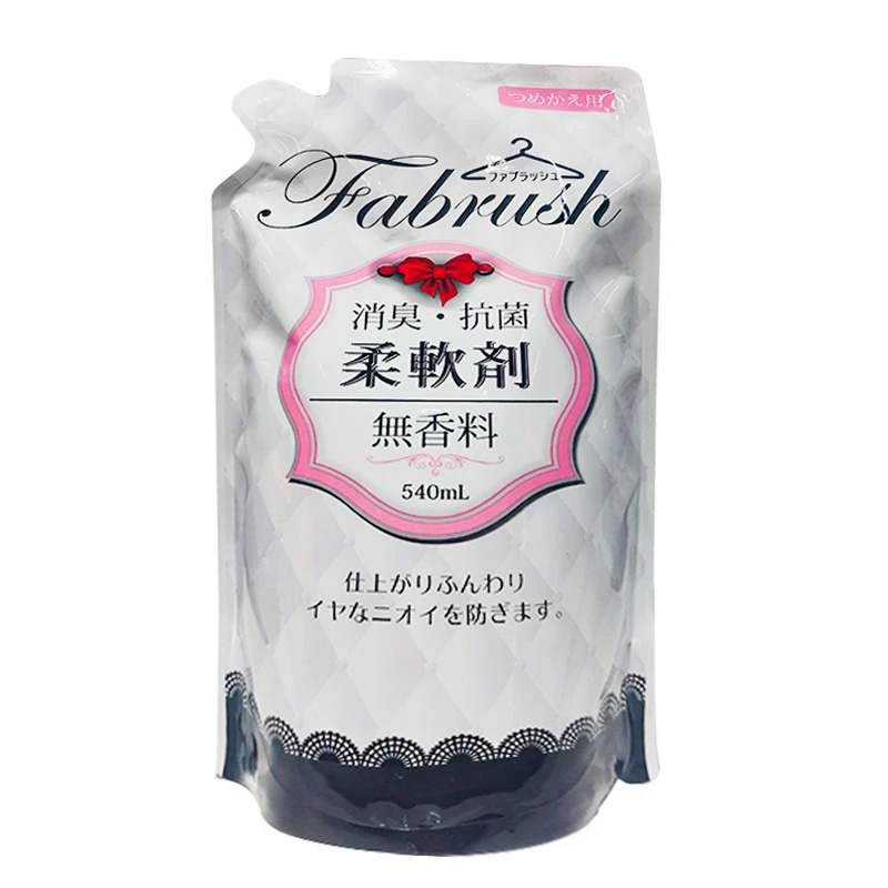 商品[国内直发] Fabrush|日本Fabrush无香柔顺替换装540ml-温和柔软养护,价格¥16,第1张图片