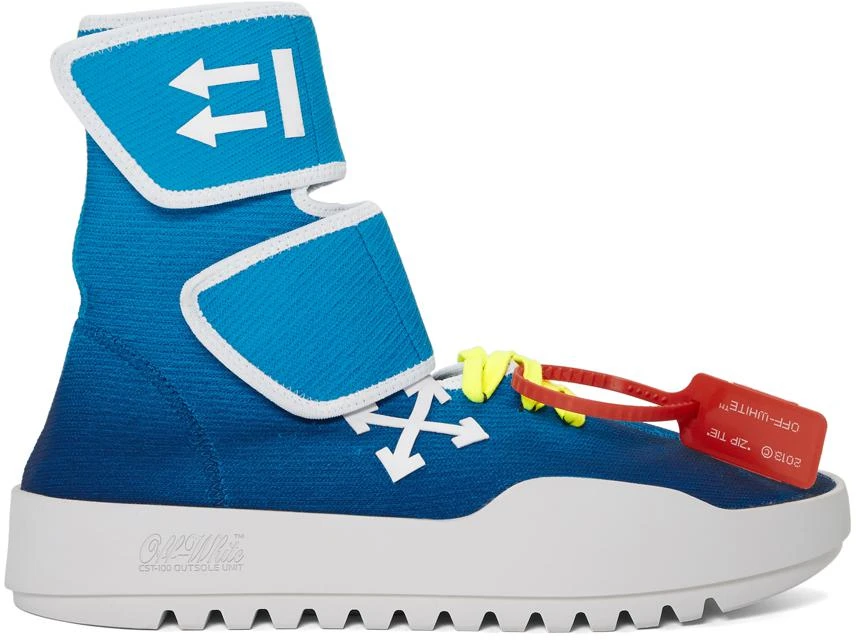 商品Off-White|Blue Moto Wrap Sneakers,价格¥3022,第1张图片