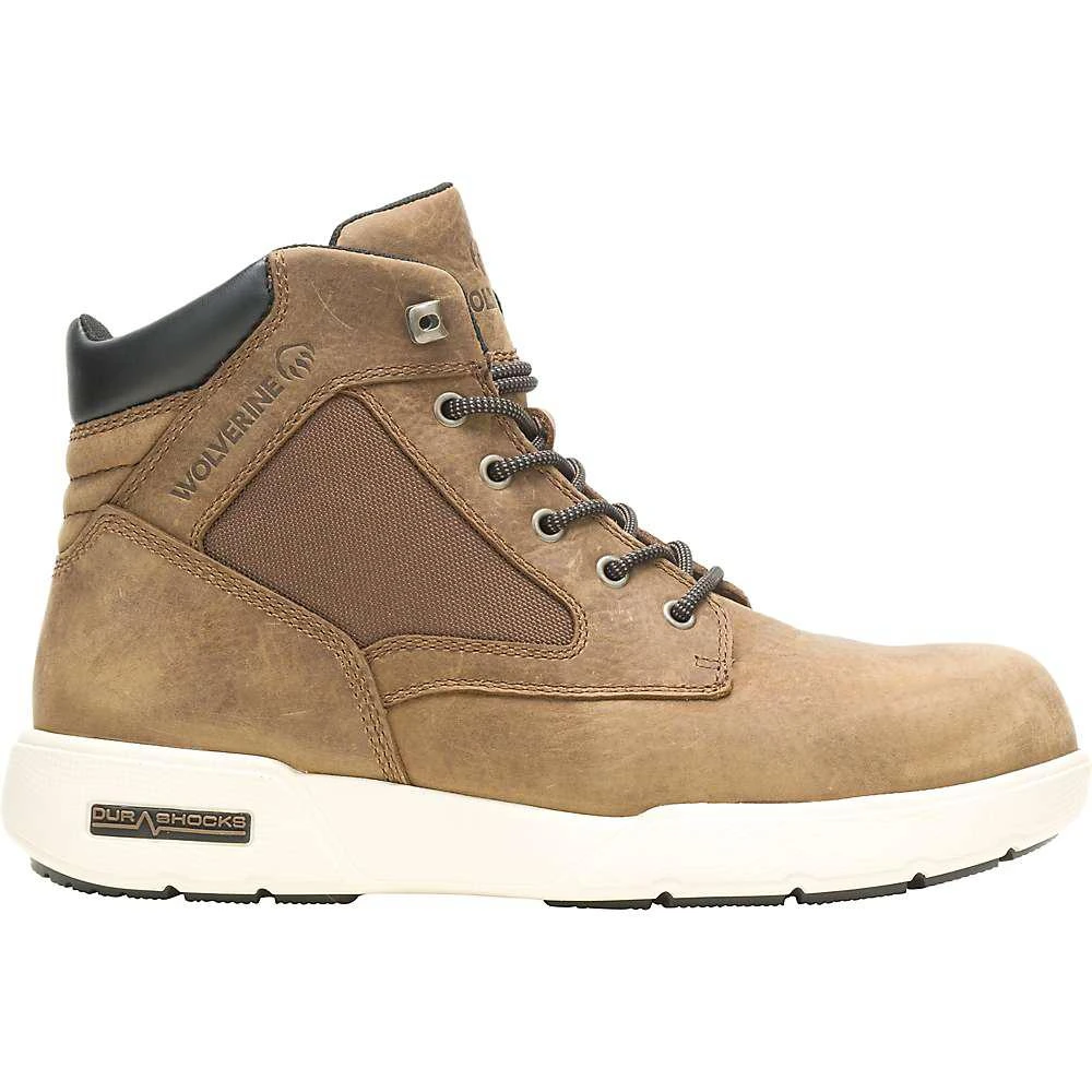 商品Wolverine|Men's Kickstart Durashocks 6 Inch Waterproof Boot - Soft Toe,价格¥628,第1张图片