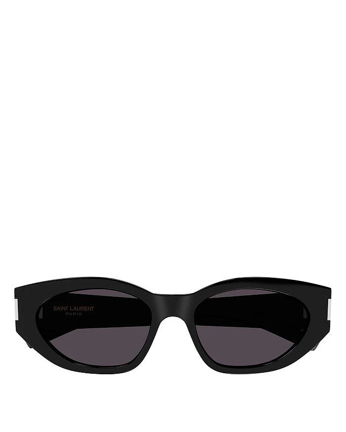 商品Yves Saint Laurent|Bold Geometrique Cat Eye Sunglasses, 55mm,价格¥3690,第2张图片详细描述
