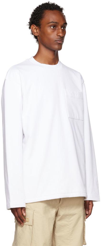 商品Jacquemus|White 'Le T-Shirt Bricciola' Long Sleeve T-Shirt,价格¥1303,第4张图片详细描述