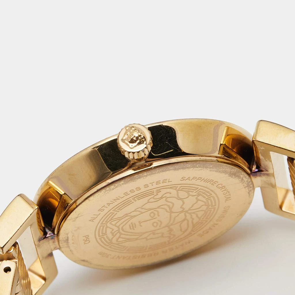 Versace Silver Rose Gold Plated Stainless Steel Vanity P5Q Women's Wristwatch 35 mm 商品