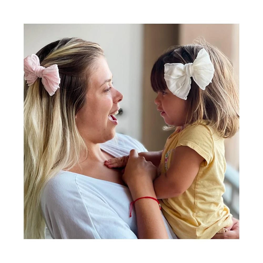 商品Headbands of Hope|Baby Girl Bow + Headband Set - Pink,价格¥94,第3张图片详细描述