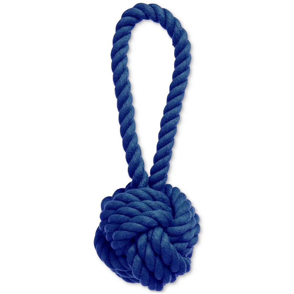 商品Jax & Bones|Celtic Knot Rope Dog Toy, Blue,价格¥70,第1张图片