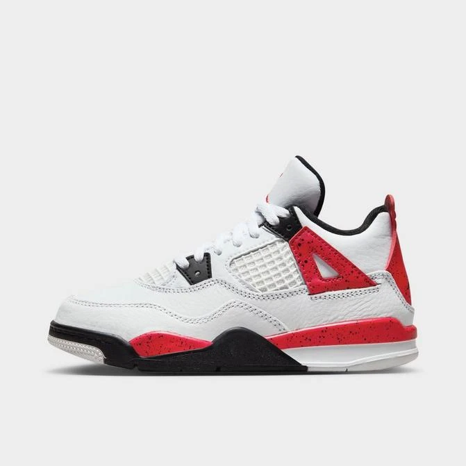 商品Jordan|Little Kids' Air Jordan Retro 4 Basketball Shoes,价格¥595,第1张图片