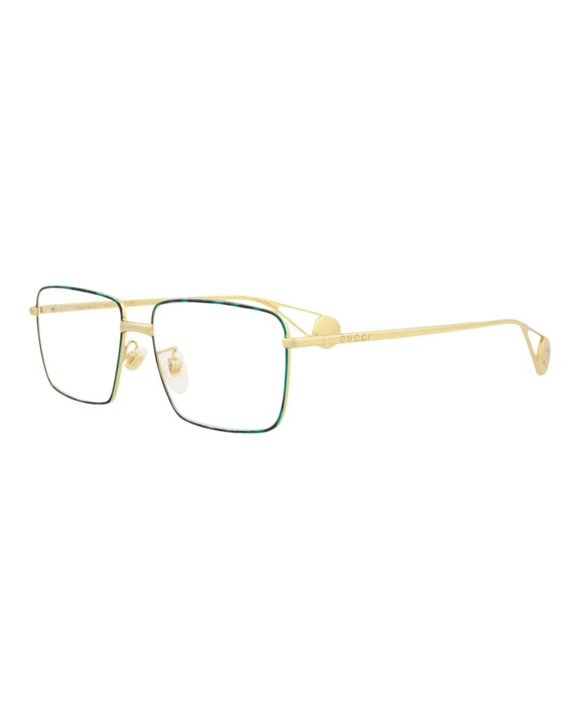 商品Gucci|Square-Frame Metal Optical Frames,价格¥1084,第2张图片详细描述