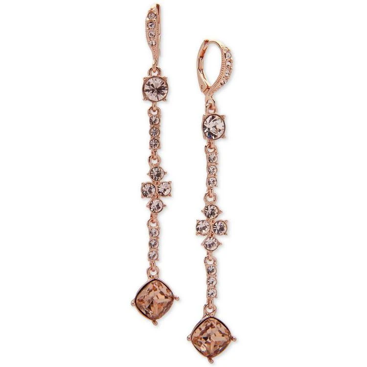 商品Givenchy|Rose Gold-Tone Crystal Linear Drop Earrings,价格¥217,第1张图片