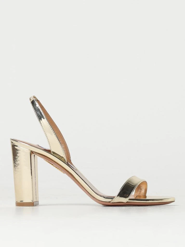 商品Aquazzura|Aquazzura sandals in laminated leather,价格¥3811,第1张图片