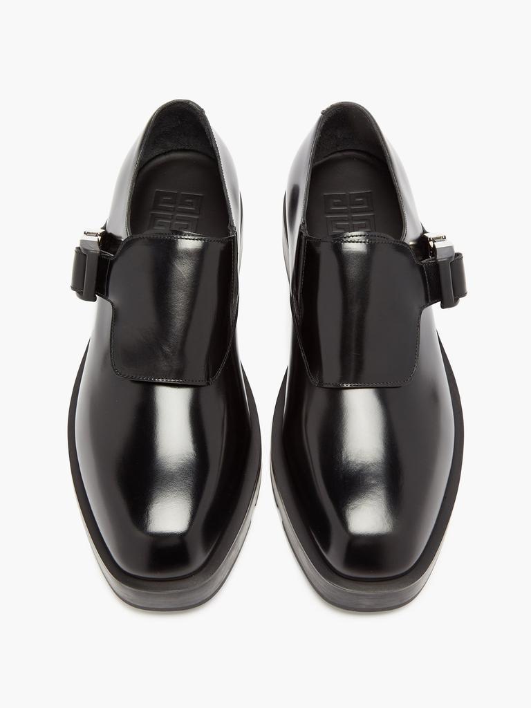 商品Givenchy|Square-toe leather monk-strap shoes,价格¥6483,第5张图片详细描述