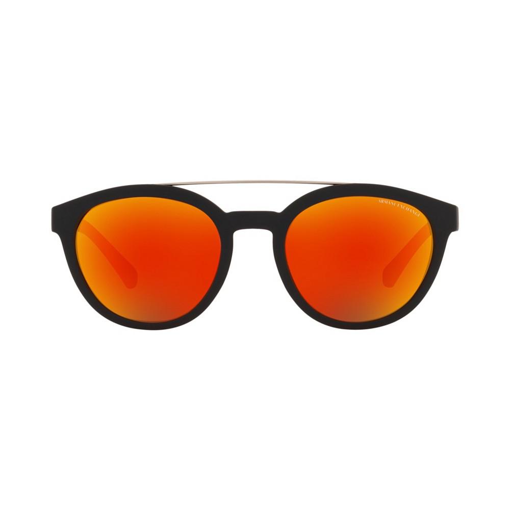 Low Bridge Fit Men's Sunglasses, AX4118SF 54商品第3张图片规格展示