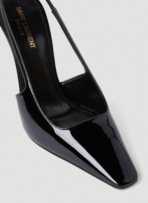 商品Yves Saint Laurent|Blade Slingback High Heels in Black,价格¥5890,第7张图片详细描述