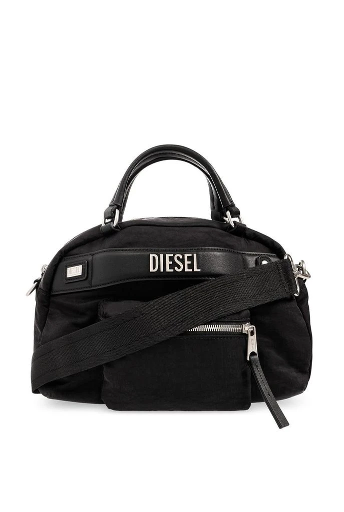 商品Diesel|Diesel Logo Plaque Zipped Tote Bag,价格¥1475,第1张图片