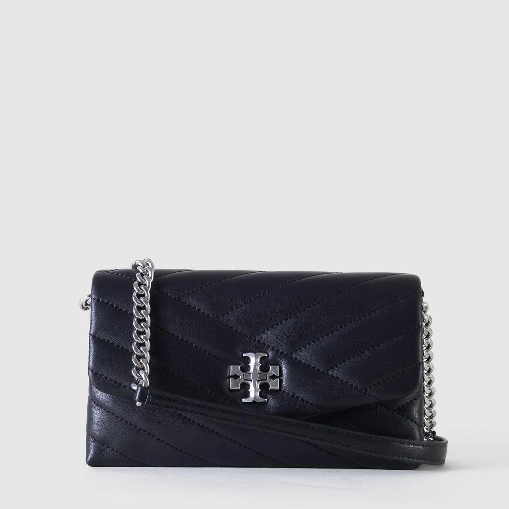商品Tory Burch|Tory Burch Womens Kira Chevron Black Wallet On Chain,价格¥3507,第1张图片